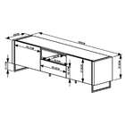 Rack Bancada Para Tv De 55 Polegadas Estilo Industrial Vesta