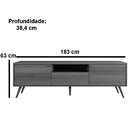 Rack Bancada Para Tv De Até 70' 1 Porta 2 Gavetas Rivire 1.8