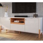 Rack Bancada Para Tv De Até 70' 2 Portas 1 Gaveta Gleyce Off