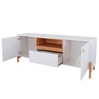 Rack Bancada Para Tv De Até 70' 2 Portas 1 Gaveta Gleyce Off