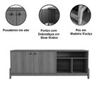 Rack Bancada Para Tv De Até 75' 2 Portas Sandy Off White/jequ