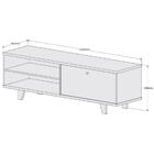 Rack Bancada Retrô Jb 5959 - Canela - Jb Bechara