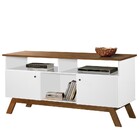 Rack Bancada Sala De Estar Frank Branco - Gran Belo