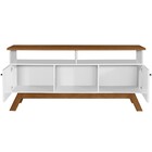 Rack Bancada Sala De Estar Frank Branco - Gran Belo