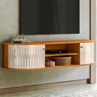 Rack Bancada Suspenso Modena Para Tv Até 60” - Madetec