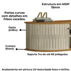 Rack Bancada Suspenso Modena Para Tv Até 60” - Madetec