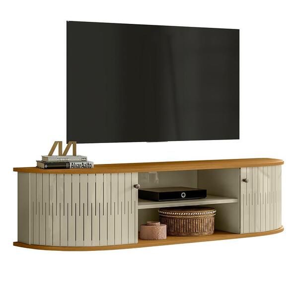 Rack Bancada Suspenso Modena Para Tv Até 60” - Madetec