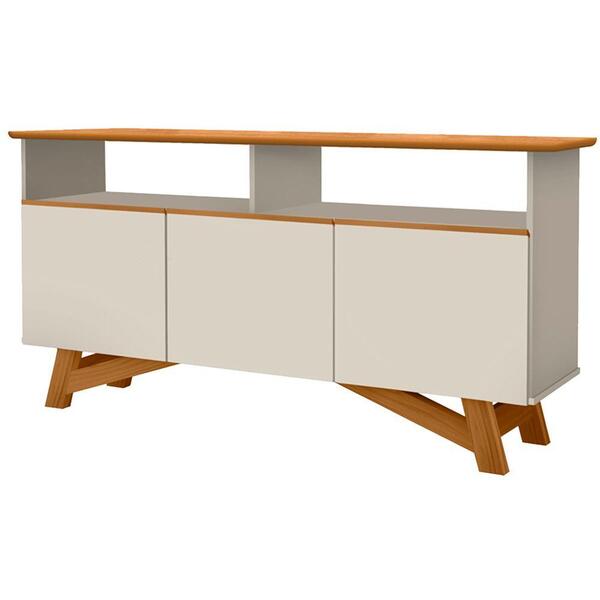 Rack Bancada Tv 43 Pol 140 Cm 3 Portas 149x Tebar