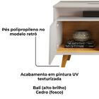 Rack Bancada Tv 60 Pol 150 Cm Lana Dj Moveis