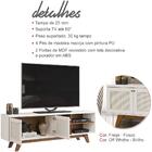 Rack Bancada Tv 60 Pol 180 Cm 27628 Dj Moveis