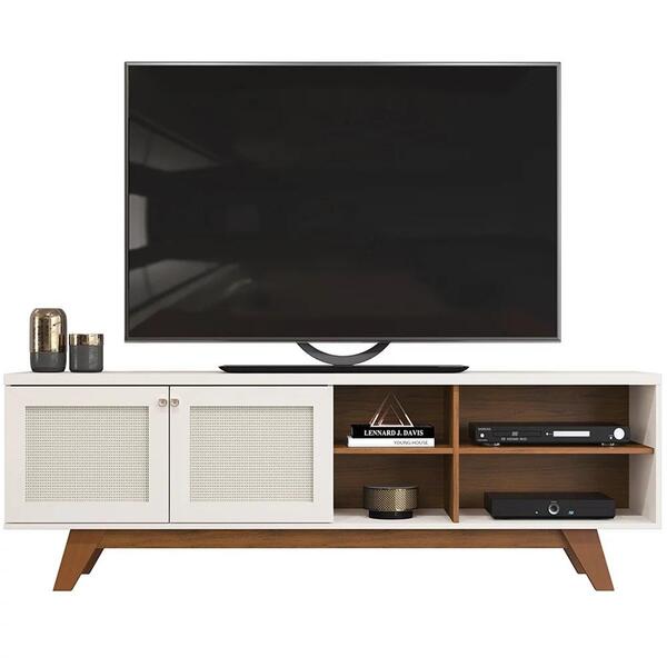 Rack Bancada Tv 60 Pol 180 Cm 27628 Dj Moveis