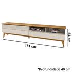 Rack Bancada Tv 65 Pol 180cm 15x Nature Tebar