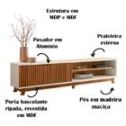 Rack Bancada Tv 75 Pol Geniss 211 Cm Mbl