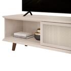 Rack Bancada Tv Até 55 Polegadas Off White Brisa Shop Jm