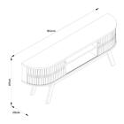 Rack Bancada Valência Para Tv Até 75” - Madetec