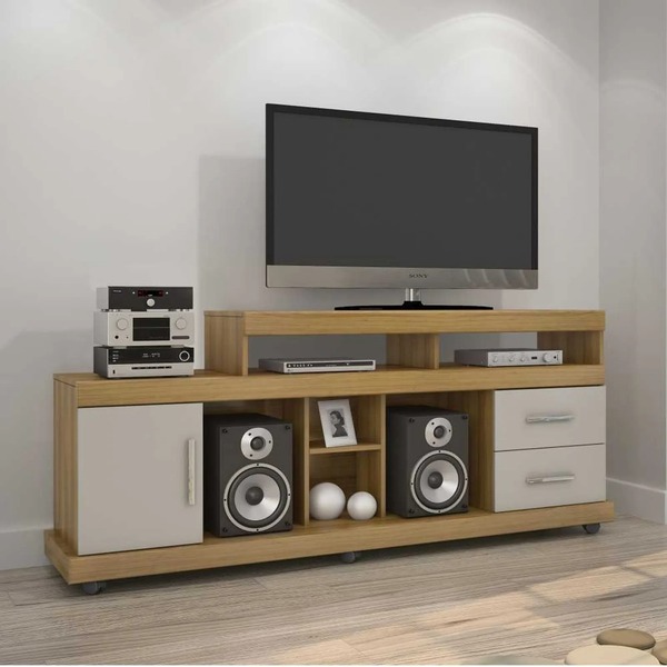 Rack Bem Te Vi Para Tv Até 50" Polegadas Jcm Móveis Cestaplus