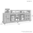 Rack Bem Ti Vi Tv Até 50 Polegadas Jcm Movelaria Nobre Soft