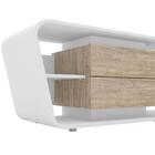 Rack Betim Para Tv Até 60" 2 Gavetas 2 Prateleiras Branco E C