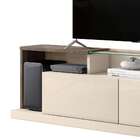 Rack Boston Off White E Marrom 200 Cm