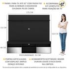 Rack C/ Espelho E Painel Tv 65" C/ Suporte  E Prateleira Madr