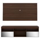 Rack C/ Painel E Suporte P/ Tv 65" E Espelho Flórida Multimóv