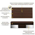 Rack C/ Painel E Suporte P/ Tv 65" E Espelho Flórida Multimóv