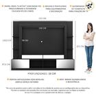 Rack C/ Painel E Suporte Tv 65" Portas C/ Espelho Oslo Multim