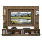 Rack C/ Painel E Suporte Tv 65" Portas C/ Espelho Oslo Multim