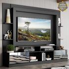 Rack C/ Painel E Suporte Tv 65" Portas C/ Espelho Oslo Multim