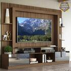 Rack C/ Painel E Suporte Tv 65" Portas C/ Espelho Oslo Multim