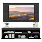 Rack C/ Painel E Suporte Tv 65" Suspenso Com 2 Portas Londres