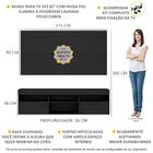 Rack C/ Painel E Suporte Tv 65" Suspenso Com 2 Portas Londres