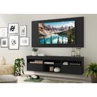 Rack C/ Painel E Suporte Tv 65" Suspenso Com 2 Portas Londres