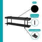 Rack C/ Painel Para Tv Até 50' Ohio Carraro