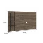 Rack C/ Painel Para Tv Até 50' Ohio Carraro Legno/preto