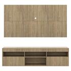 Rack C/ Painel Tv 65" Com 2 Portas Londres Multimóveis Rustic