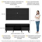 Rack C/ Painel Tv 65" Pés Retrô Com 2 Portas Londres Multimóv