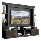 Rack C/ Painel Tv 65" Prateleiras C/ Espelho Oslo Multimóveis