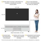 Rack C/ Painel Tv 65" Rodízios E 2 Portas Londres Multimóveis