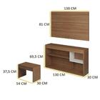 Rack C/painel Tv Até 55 Pol. E Mesa Centro Dubai Multimóveis