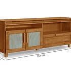 Rack Cadman Imbuia - Atraente Móveis