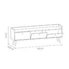 Rack Cadmo Branco 160 Cm