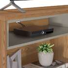 Rack Camboriú Amêndoa E Titânio 160 Cm