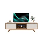 Rack Channel 2.2 Nature/off White - Fabri Móveis