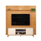 Rack Cher Com Painel Ripado Para Tv Até 75 Polegadas 223cm Tr