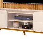 Rack Cher Com Painel Ripado Para Tv Até 75 Polegadas 223cm Tr