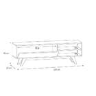 Rack Ciro Branco 125 Cm