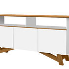 Rack Classic 1.4 Branco/nature - Tebarrot Móveis