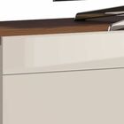 Rack Classic 2g 1.4 Off White Com Freijó - Imcal Móveis