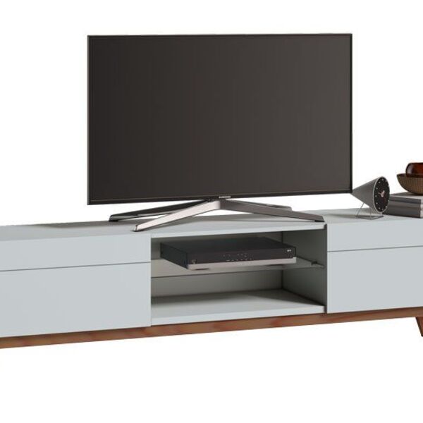 Rack Classic 2g 2.2 Branco Acetinado - Imcal Móveis